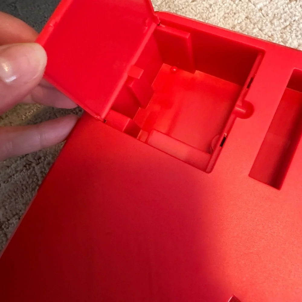 Perfection Puzzle Game - Red, Blue, and Yellow - Picture 2 of 4